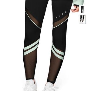 ❤️Pink Ultimate Fleece Lined Mesh Leggings❤️